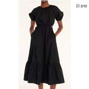 J. Crew Cutout Midi Dress Sz4